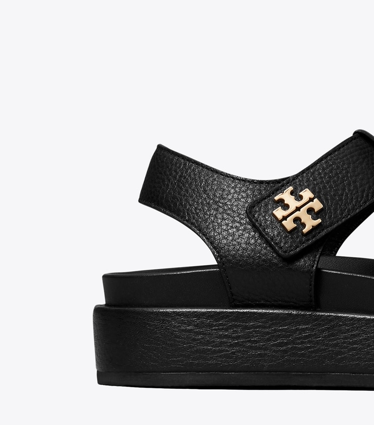 Tory Burch designer サンダル キラ スポーツ フィッシャーマンサンダル in PERFECT BLACK angle