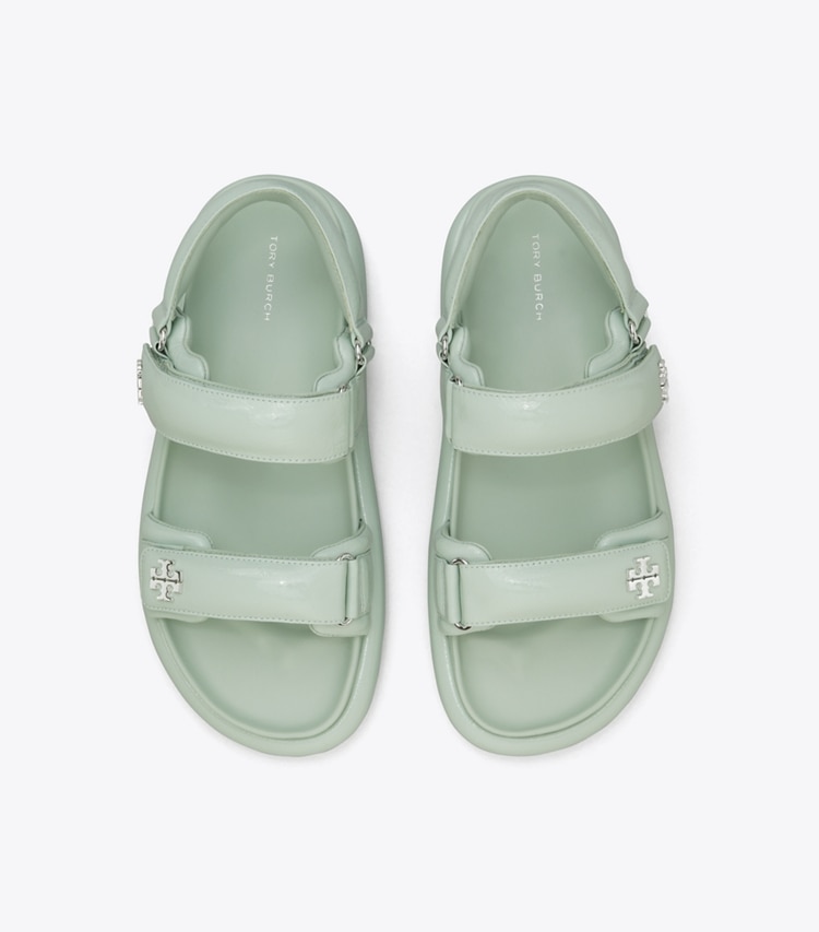 Tory Burch designer サンダル キラ スポーツ パデッド サンダル in MINT DROP オーバーヘッド