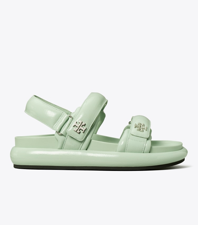 Tory Burch designer サンダル キラ スポーツ パデッド サンダル in MINT DROP side