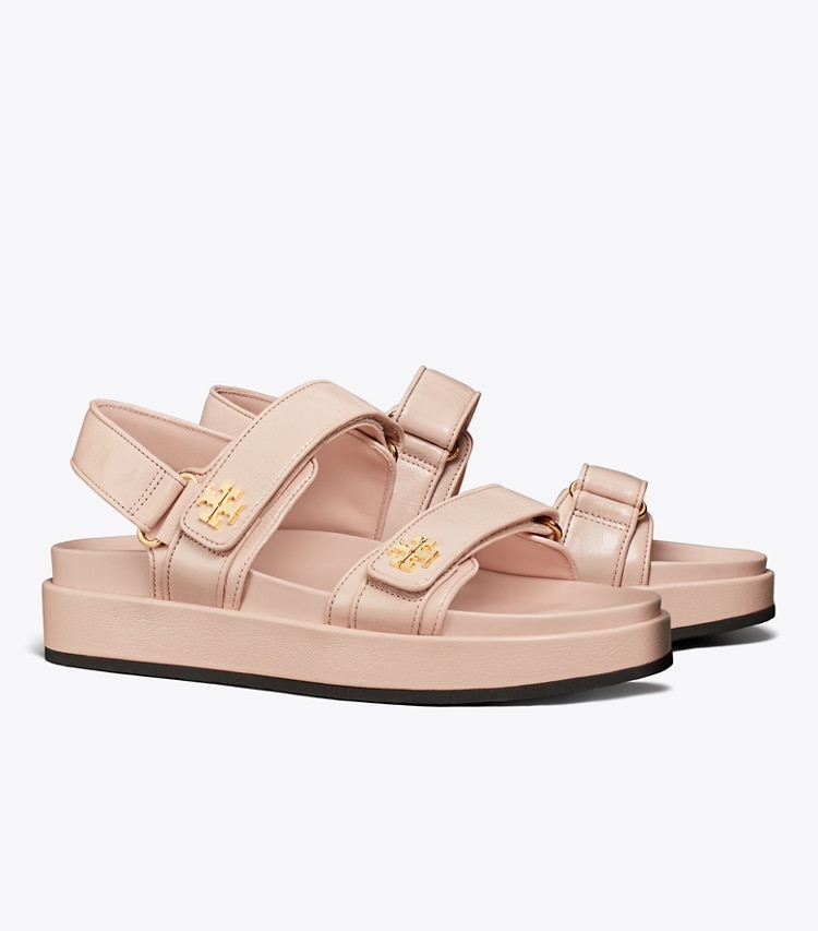 Tory Burch designer sandals Kira Sport Sandal in SHELL PINK angle