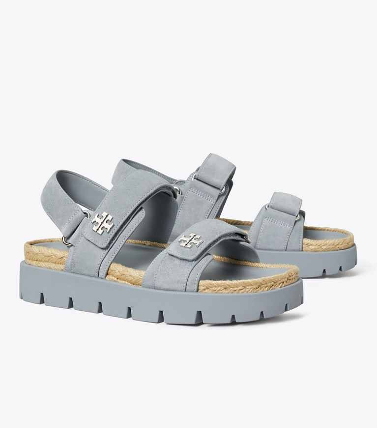 Tory Burch designer sandals Kira Sport Sandal in ARIA BLUE angle