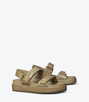 Tory Burch designer sandals Kira Sport Sandal in ELK angle