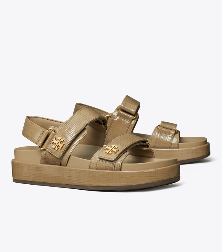 Tory Burch designer sandals Kira Sport Sandal in ELK angle