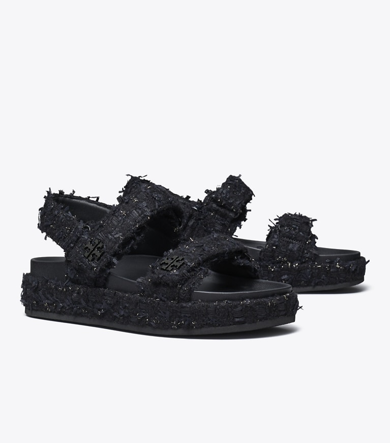 Tory Burch designer sandals Kira Sport Sandal in MIDNIGHT NAVY angle