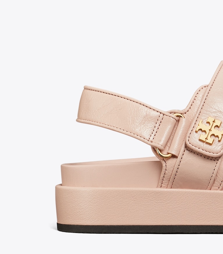 Tory Burch designer sandals Kira Sport Sandal in SHELL PINK angle