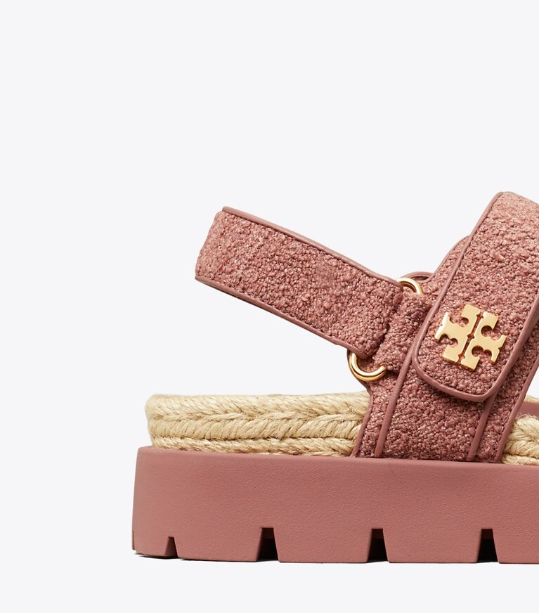 Tory Burch designer サンダル キラ ロープ スポーツサンダル in MAUVE angle