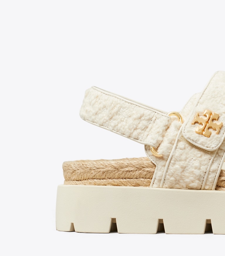 Tory Burch designer sandals Kira Sport Sandal in CREAM / NEW IVORY angle