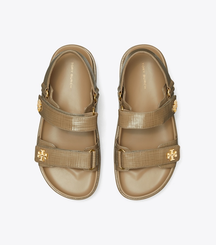 Tory Burch designer sandals Kira Sport Sandal in ELK overhead