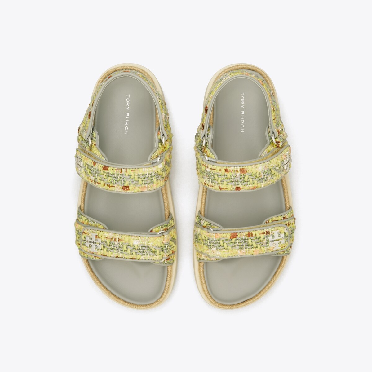 【Tory Burch】Raffia Kira Sandals ベージュ Kira raffia sandals in beige - Tory Burch | Mytheresa