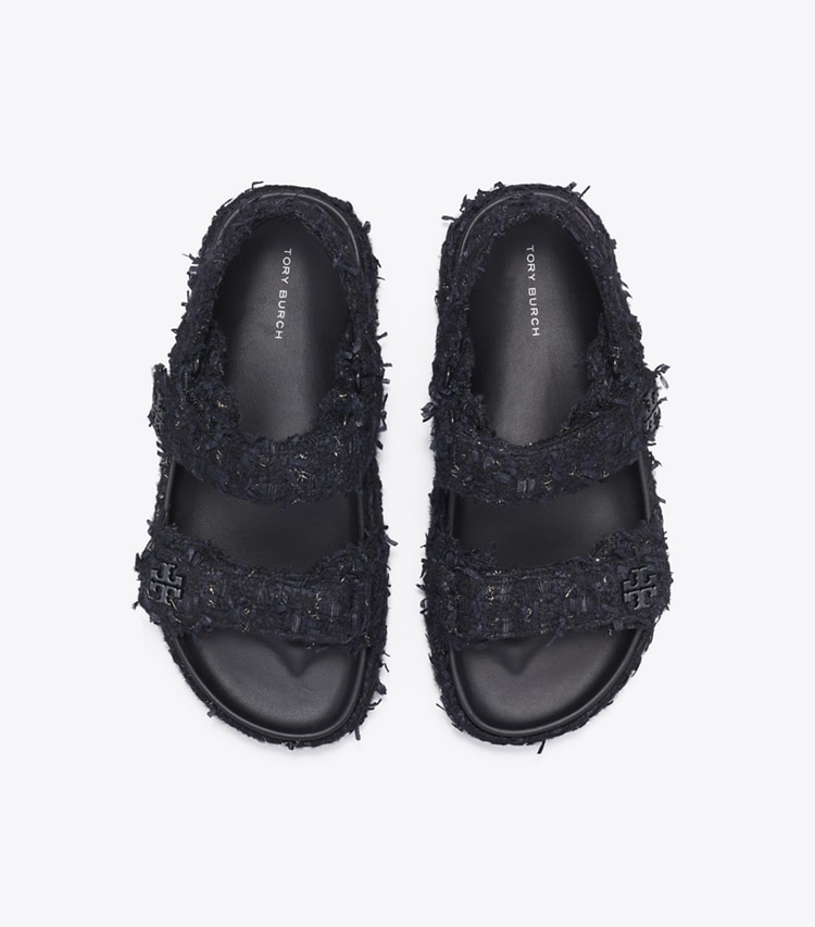 Tory Burch designer sandals Kira Sport Sandal in MIDNIGHT NAVY overhead