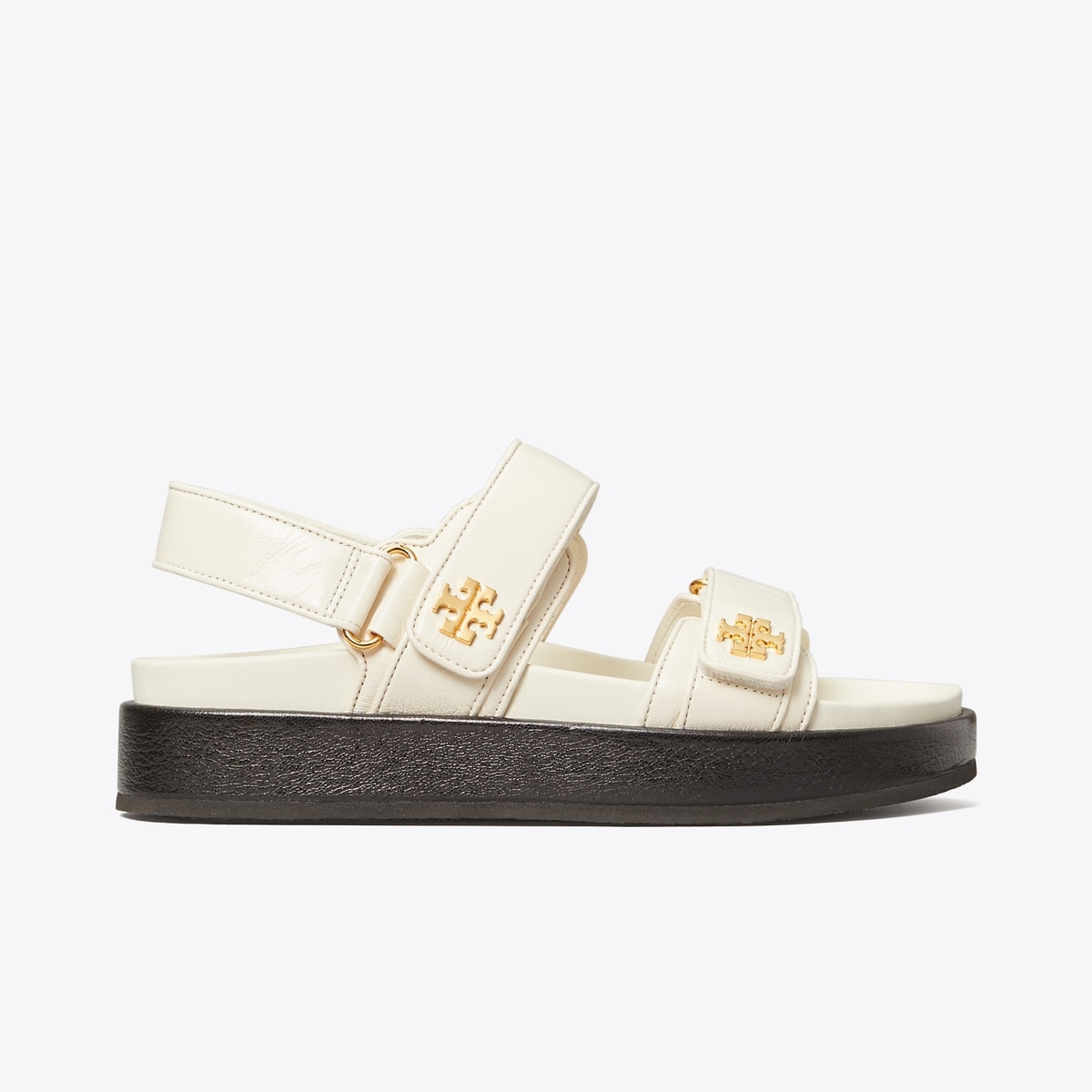 Tory Burch 2024 Women’s Kira Sport Slingback Sandals in Dulce De Leche/Cream