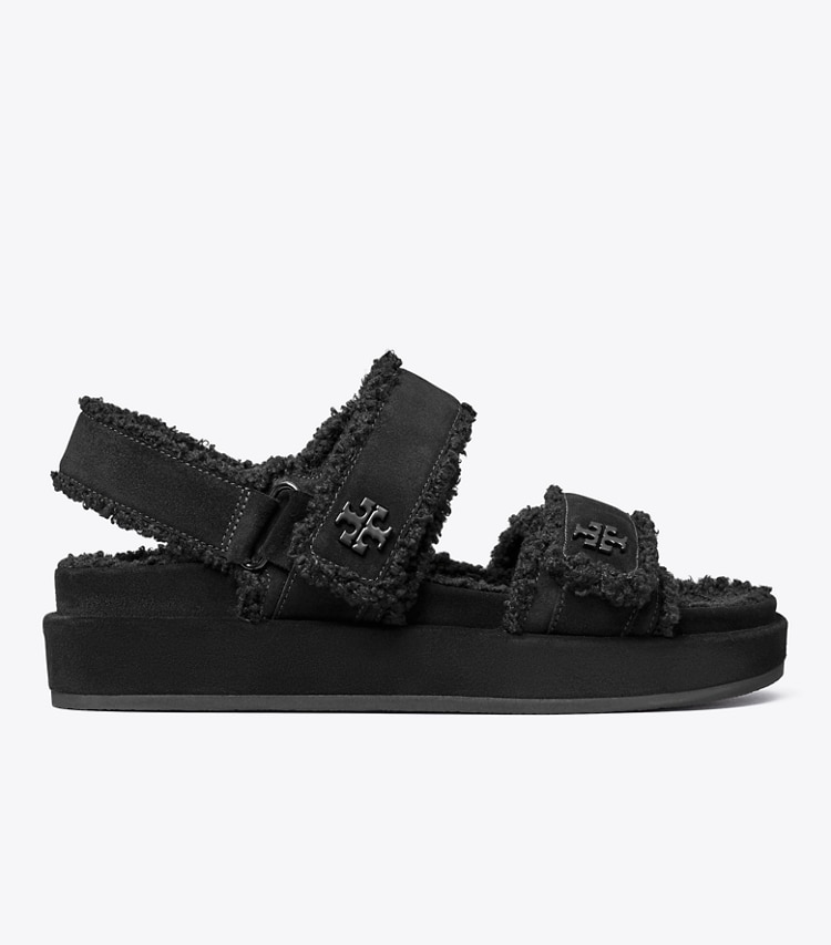 Tory Burch designer sandals Kira Sport Sandal in PERFECT BLACK / NERO side