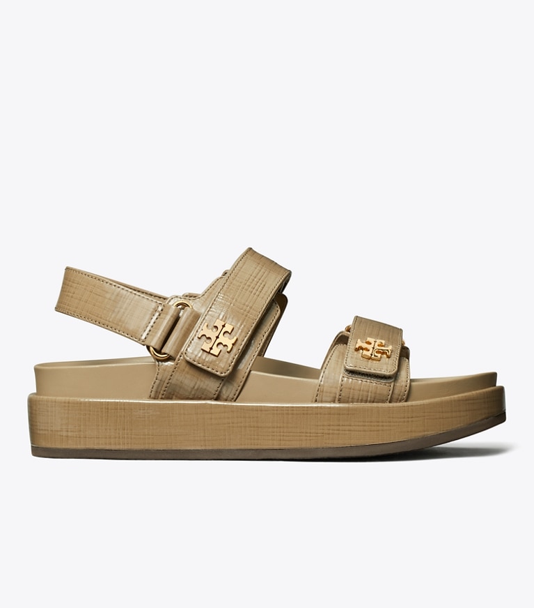 Tory Burch designer sandals Kira Sport Sandal in ELK angle