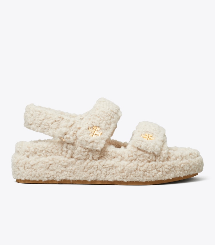 Tory Burch designer sandals Kira Sport Sandal in TAUPE side