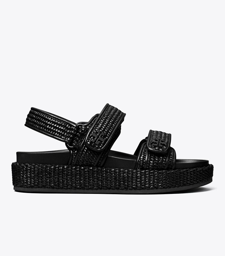 Tory Burch designer sandalen Kira Sport Sandale in BLACK side