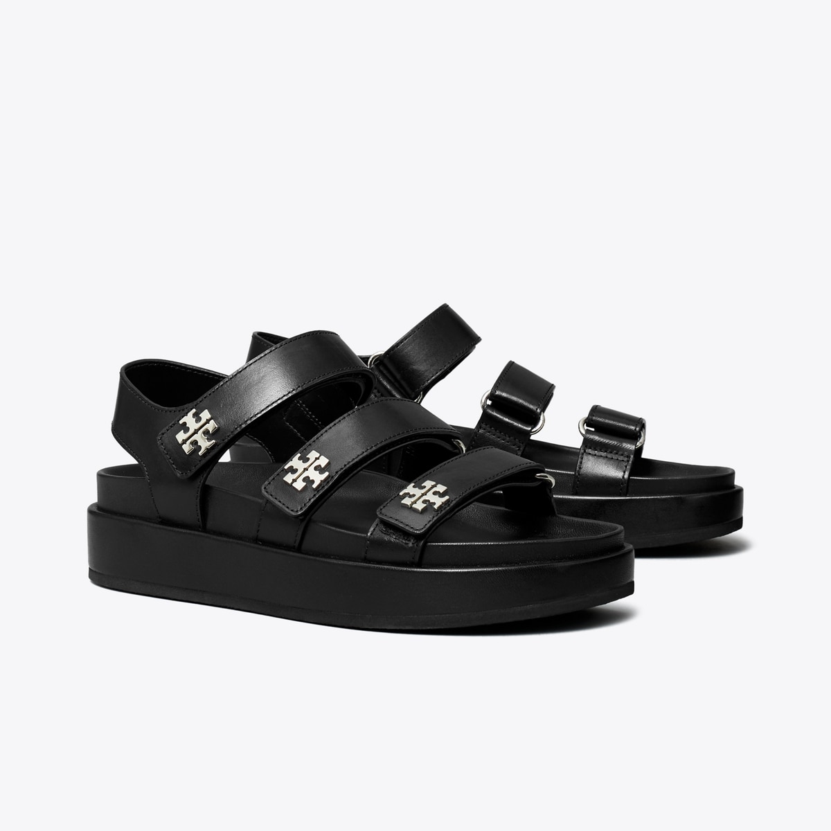 サンダル・ミュール TORY BURCH Women Sandals 79985013 Black Miller Patent Sandal: Women's Designer Sandals | Tory Burch