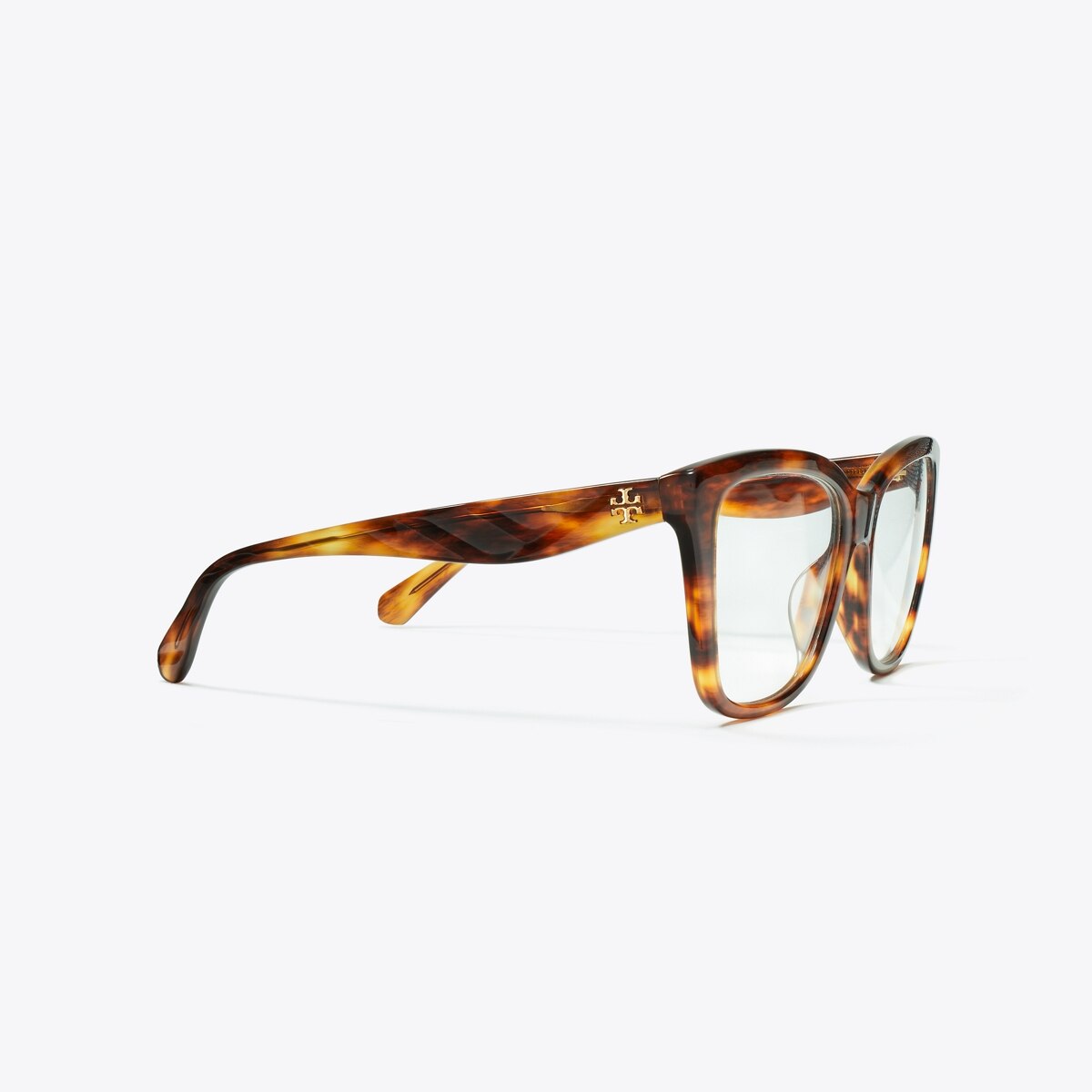 New Tory Burch TY 2107 Dark Tortoise Plastic Square Eyeglasses Designer #62 Tory Burch TY2079 Eyeglasses | LensCrafters main image 3