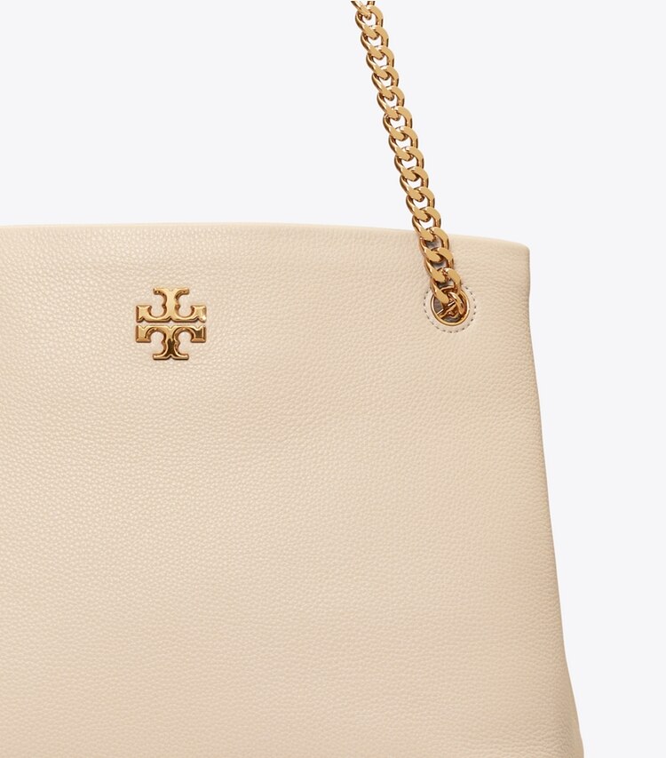 Tory Burch designer tote bags Kira Tote Bag in New Cream detail