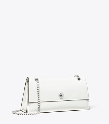 Tory Burch designer shoulder bags Kira Turnlock Shoulder Bag in BIANCO angle