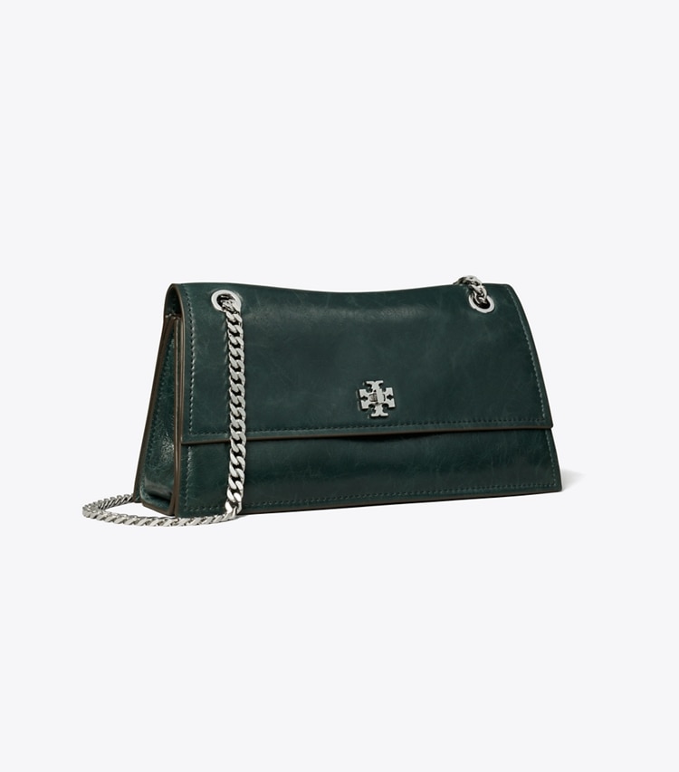 Tory Burch designer shoulder bags Kira Turnlock Shoulder Bag in Warm Teal angle