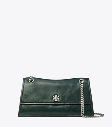 Tory Burch designer shoulder bags Kira Turnlock Shoulder Bag in Warm Teal front