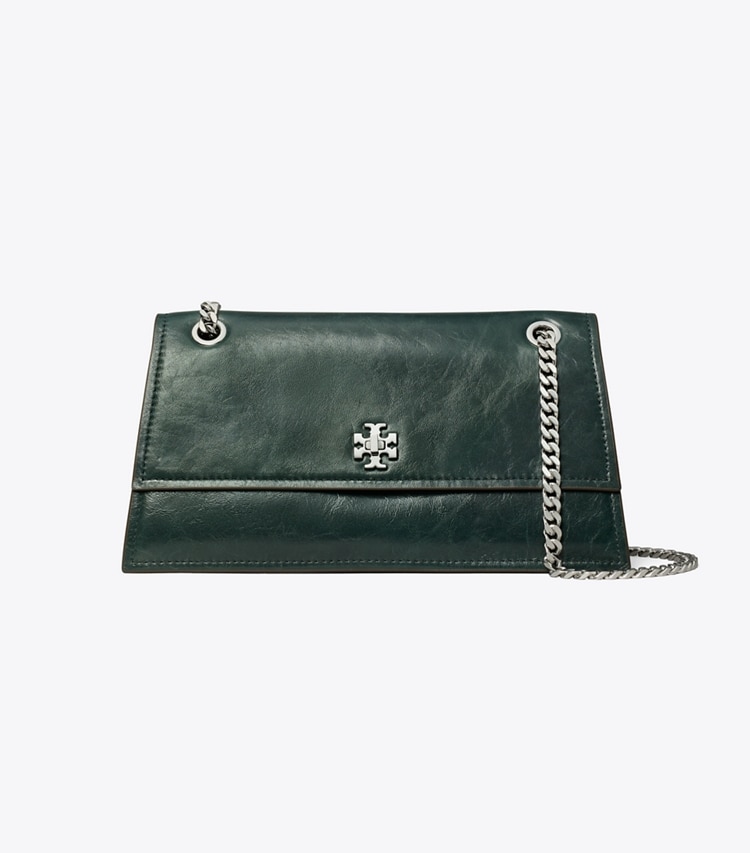 Tory Burch designer shoulder bags Kira Turnlock Shoulder Bag in Warm Teal front