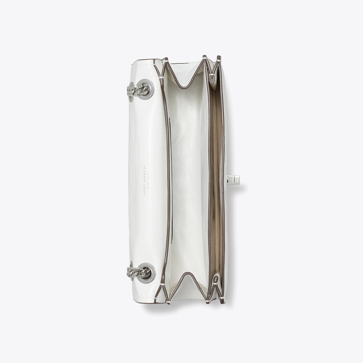 【KIRA】 Kira Turnlock Shoulder Bag in white | Tory Burch
