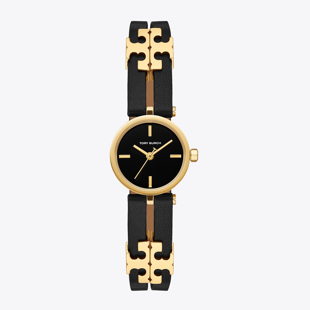 Kira Watch, Black/Gold-Tone, 22 x 28 MM: Women's Designer Strap 