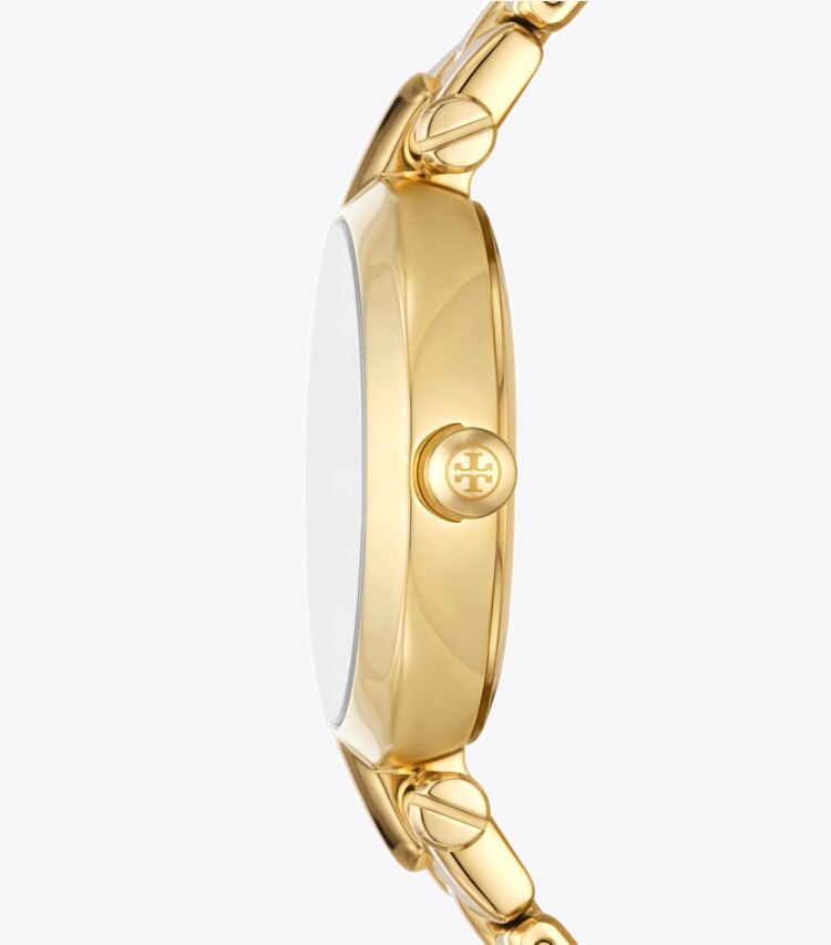 Kira Watch, Gold-Tone Stainless Steel: Women's Designer Strap
