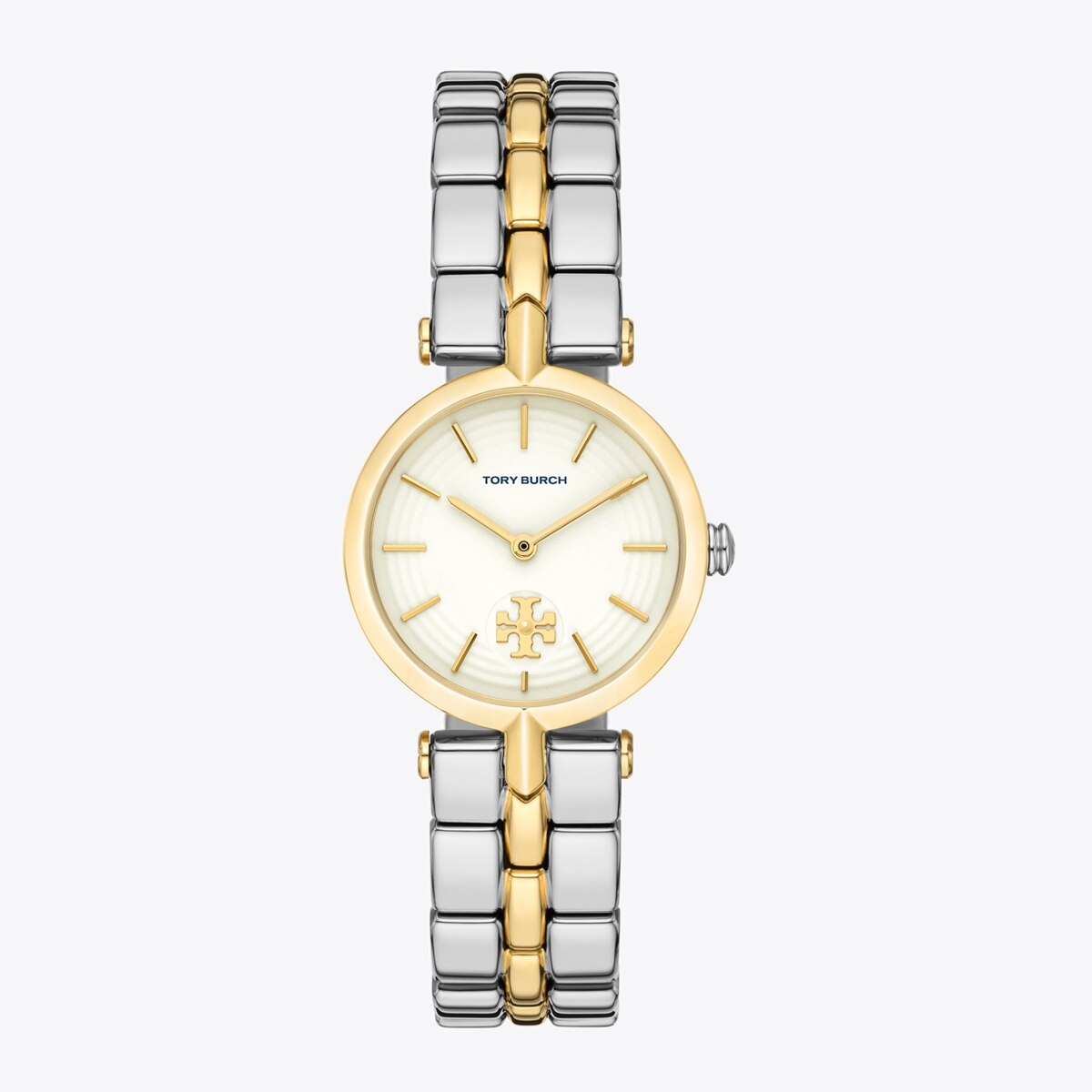 Kira Watch, Two-Tone Gold/Stainless Steel: Women's Designer Strap Watches | Tory  Burch