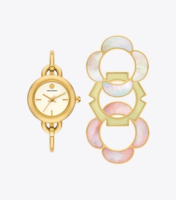 美品TORY BURCH ゴールド時計 交換用ストラップ付き 楽天市場】【訳あり：ベルト傷み 色むら】トリーバーチ 腕時計