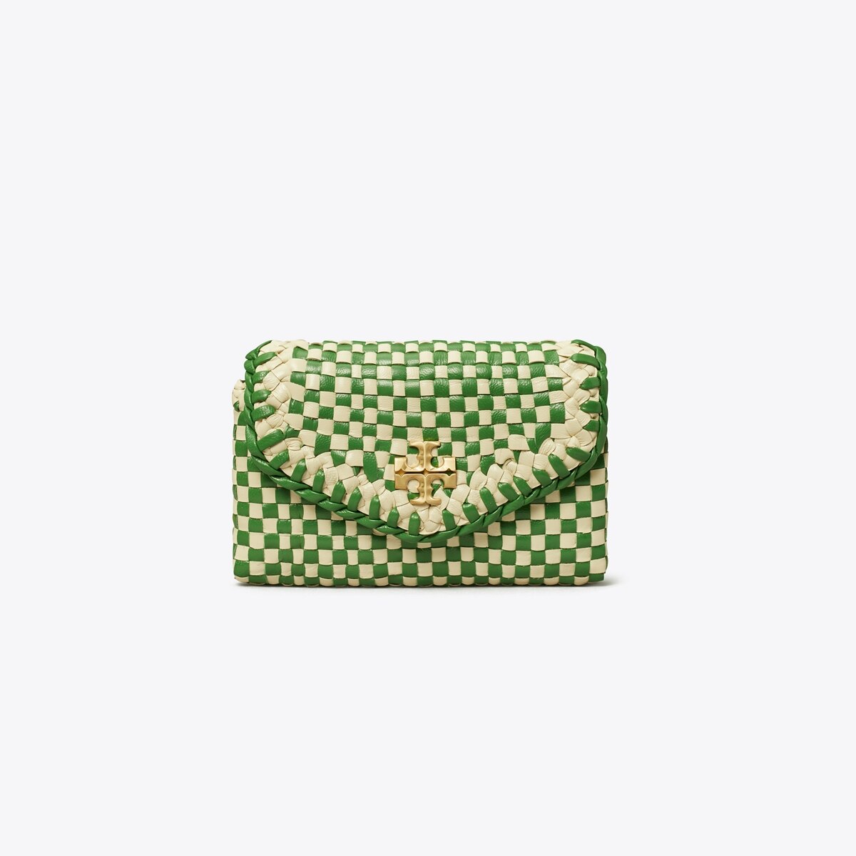 TORY BURCH Kira PATENT FLAP CARD CASE 135764 カードケース Kira Patent Flap Card Case: Women's Designer Card Cases
