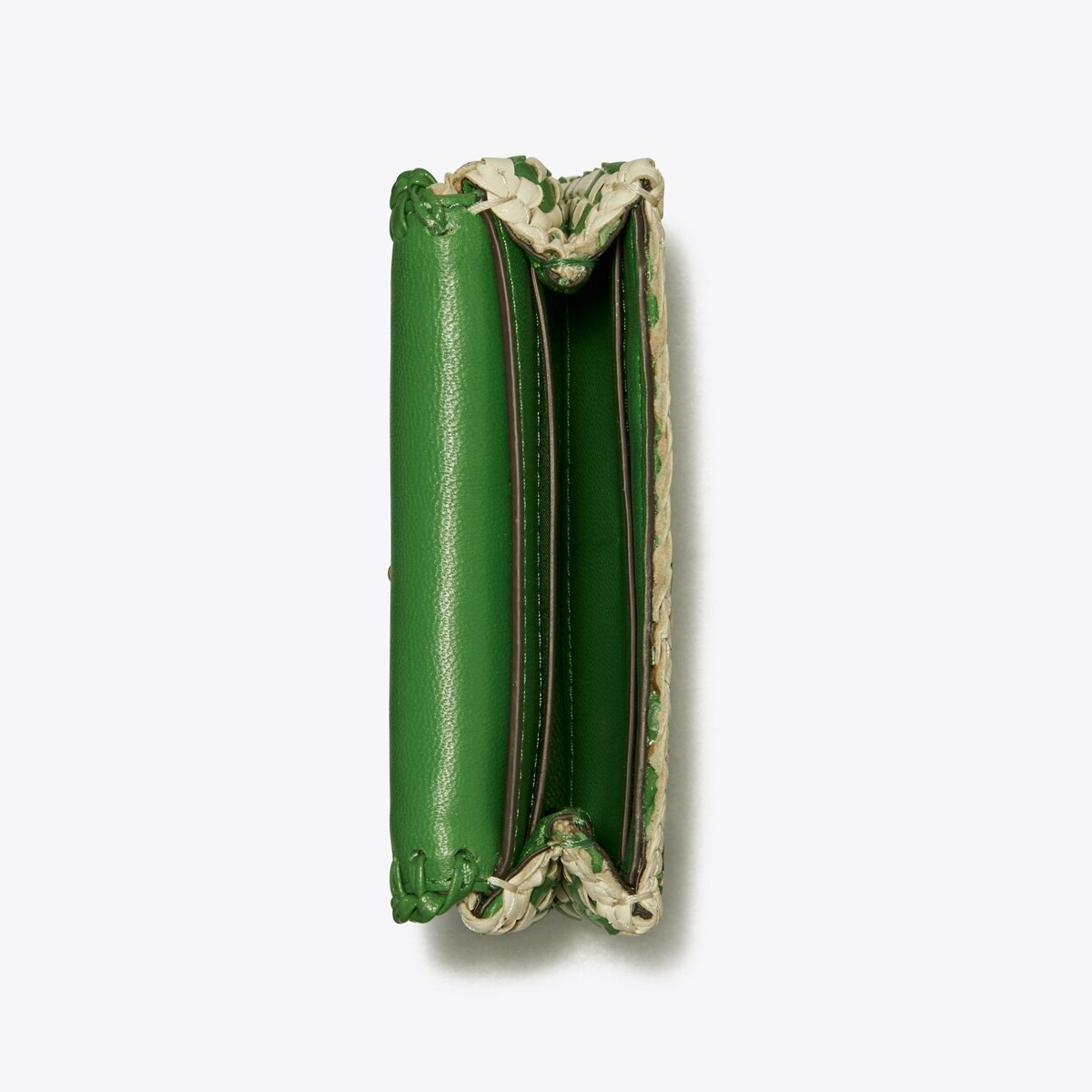 ToryBurch トリーバーチ 148805 Kira Woven Flap Card Case Kira Woven Flap Card Case: Women's Designer Card Cases