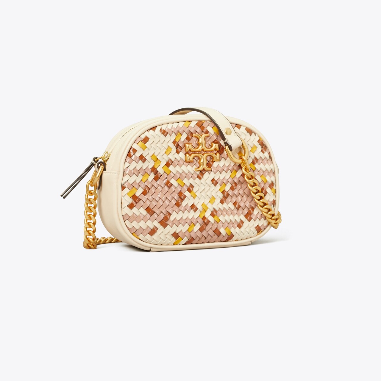 Kira Woven Small Camera Bag: Women's Designer Crossbody Bags