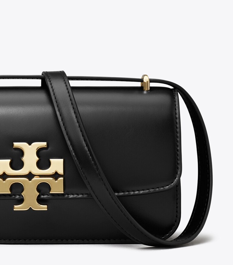 Tory Burch designer schultertaschen Kleine, rechteckige Eleanor Tasche in Black angle