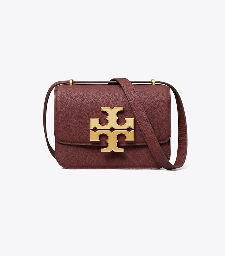 Tory Burch designer schultertaschen Kleine, strukturierte Eleanor Tasche in Dark Cabernet front