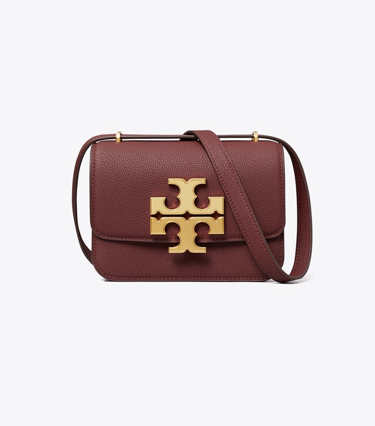 Tory Burch designer schultertaschen Kleine, strukturierte Eleanor Tasche in Dark Cabernet angle