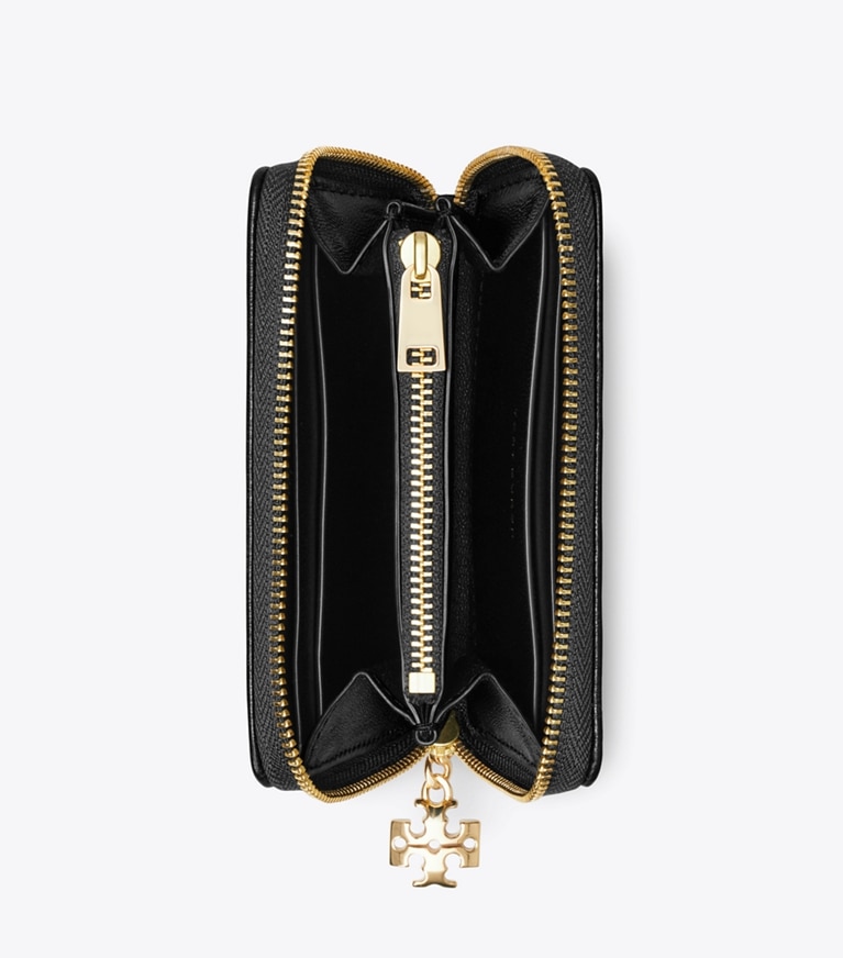 Tory Burch designer geldbörsen Kleine Bunny Knot Geldbörse in Black von oben