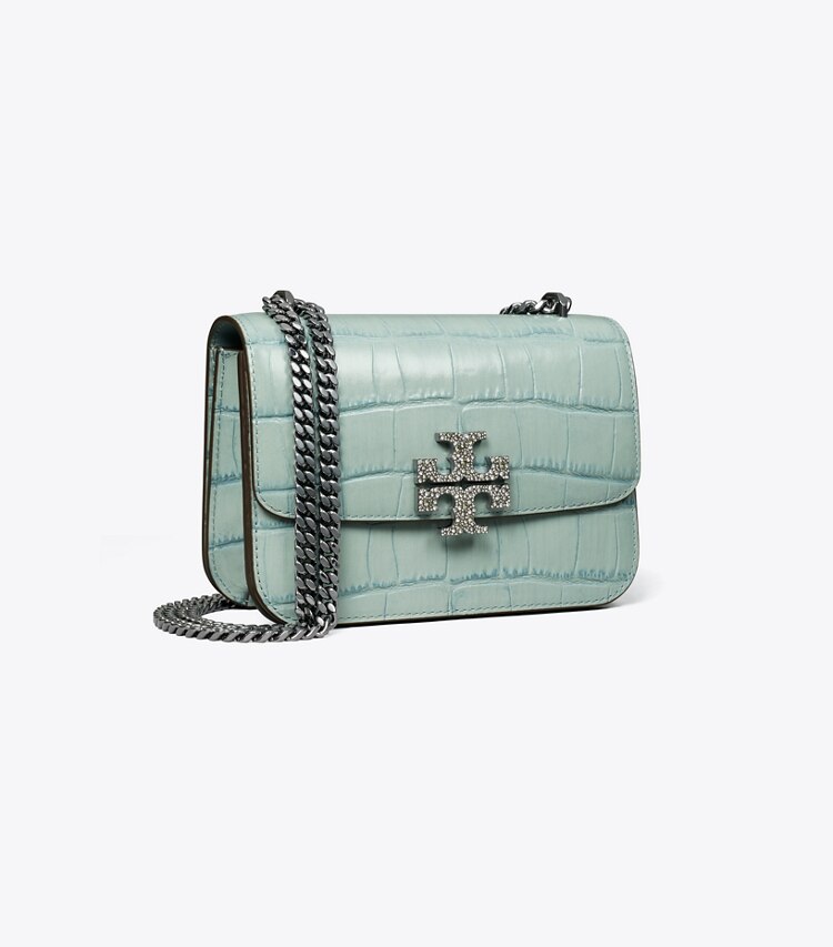 Tory Burch designer schultertaschen Kleine Eleanor Tasche in Blue Celadon angle