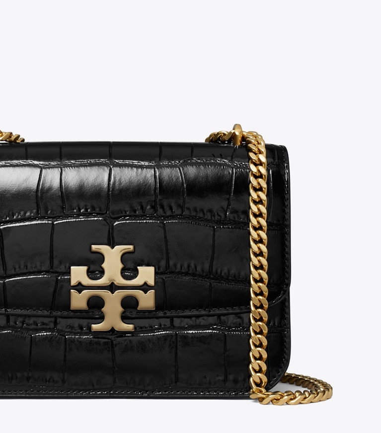 Tory Burch designer schultertaschen Kleine Eleanor Tasche in Black angle
