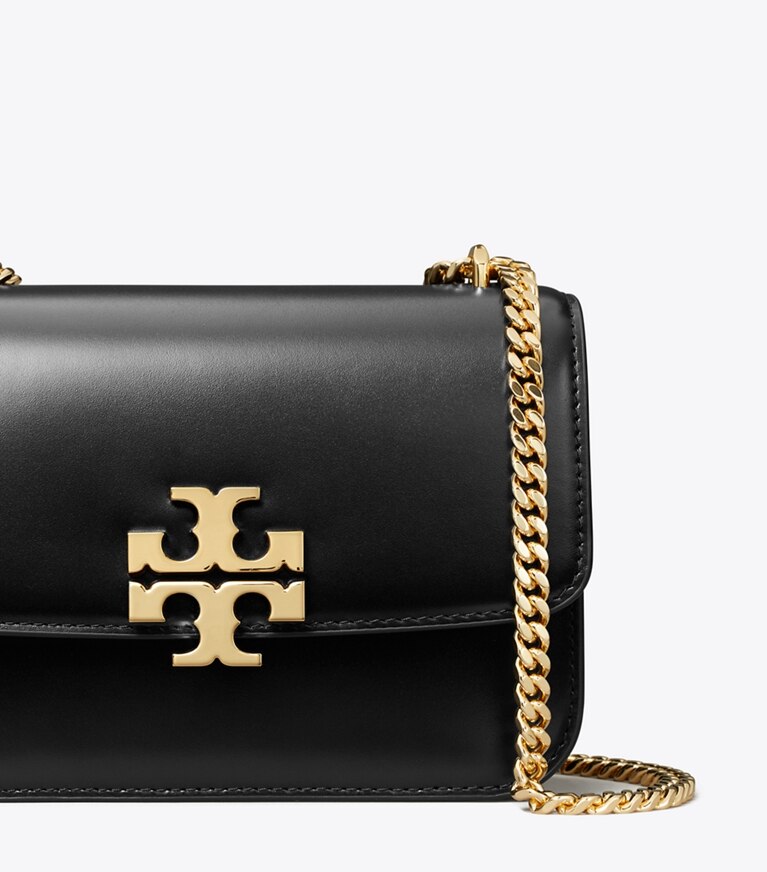 Tory Burch designer schultertaschen Kleine Eleanor Tasche in Black angle