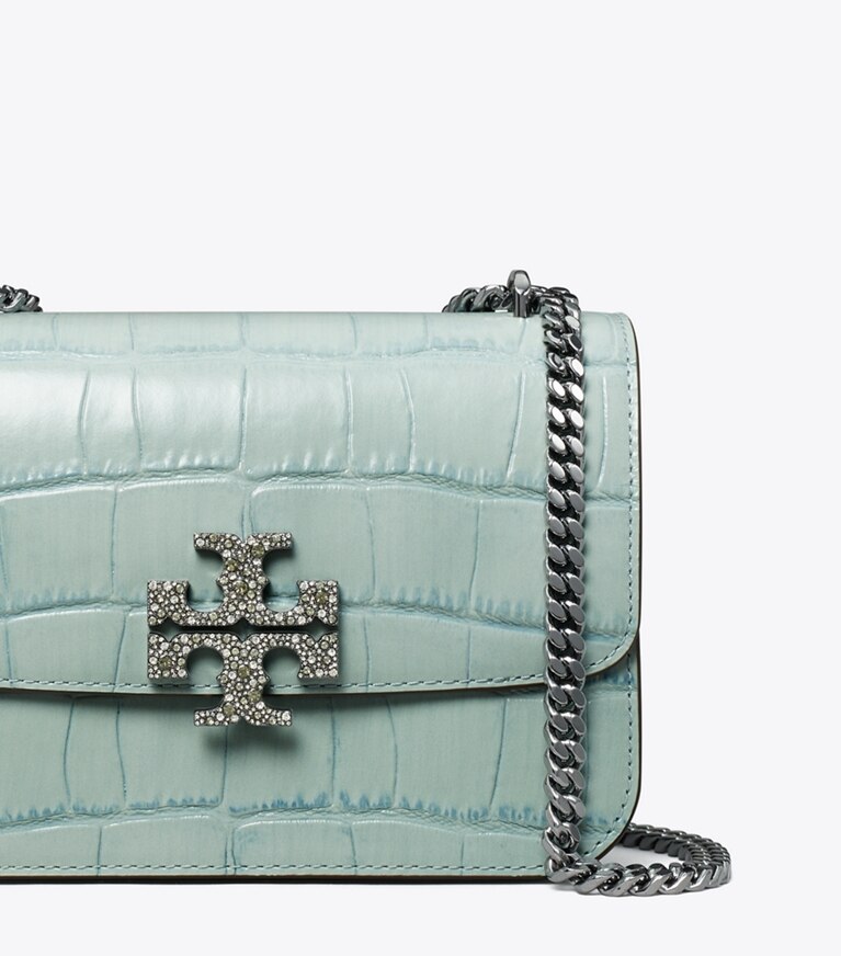 Tory Burch designer schultertaschen Kleine Eleanor Tasche in Blue Celadon angle