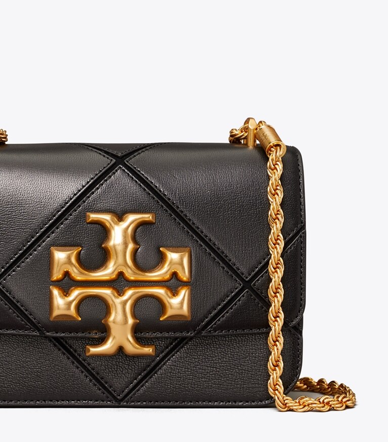 Tory Burch designer schultertaschen Kleine Eleanor Tasche in Black angle