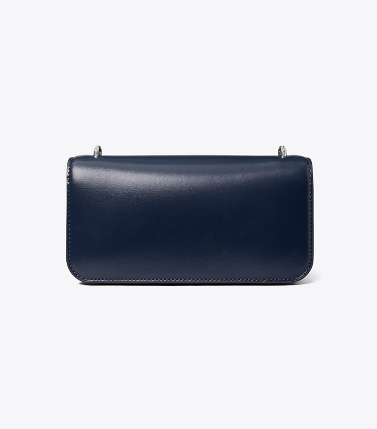 Tory Burch designer schultertaschen Kleine Eleanor Tasche im Querformat in New Navy angle