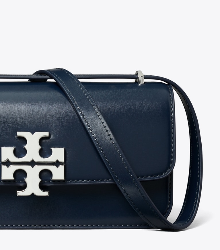 Tory Burch designer schultertaschen Kleine Eleanor Tasche im Querformat in New Navy angle