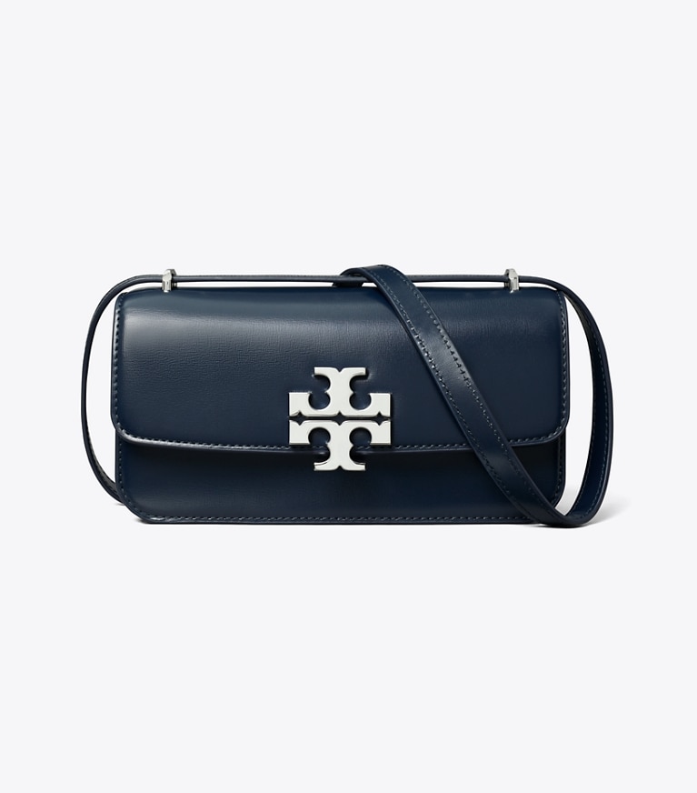 Tory Burch designer schultertaschen Kleine Eleanor Tasche im Querformat in New Navy angle