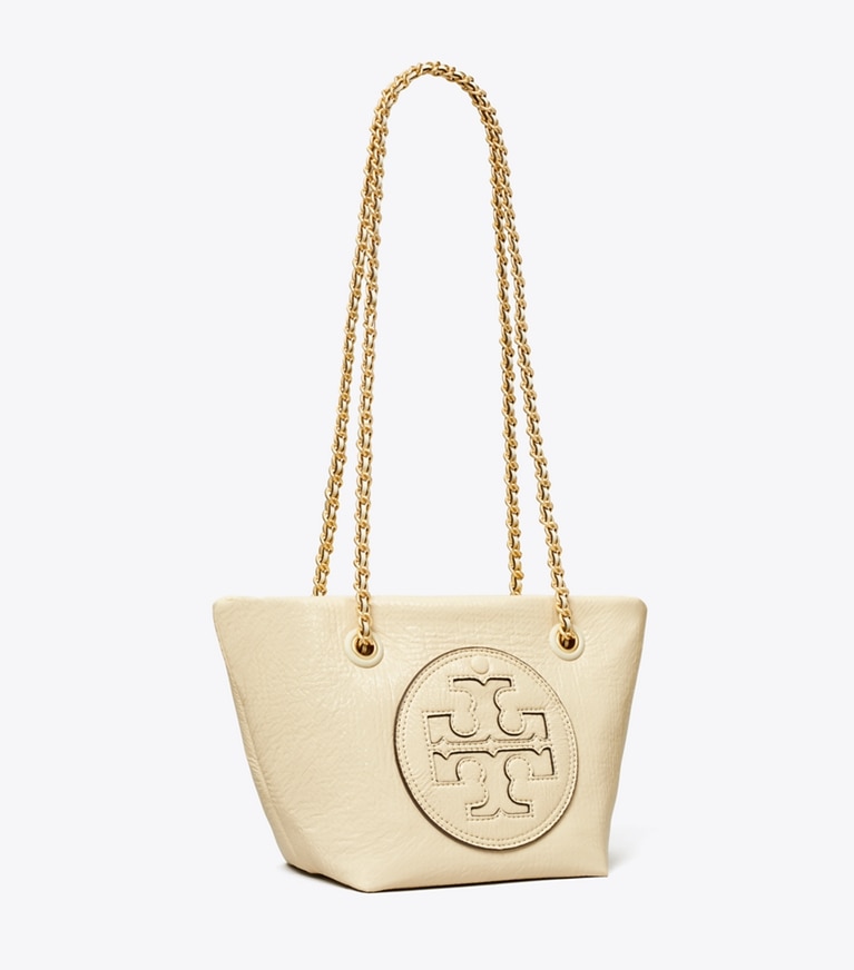 Kleine Ella Crossbody Bag in Lack und Knitteroptik Damen Taschen Crossbody Bags Tory Burch DE