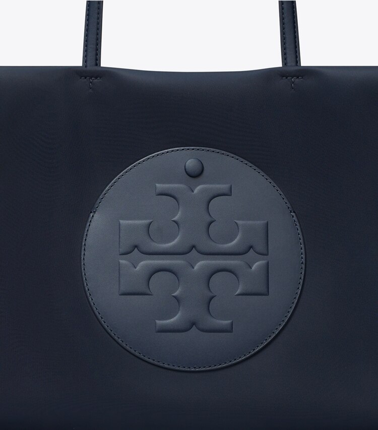 Tory Burch designer tote bags Kleine Ella Tote Bag in NEW NAVY detail