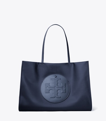 Tory Burch designer tote bags Kleine Ella Tote Bag in NEW NAVY front