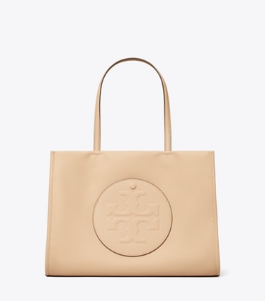Tory Burch designer tote bags Kleine Ella Tote Bag in Rose Silk front